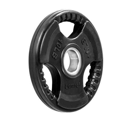 Image of Lifeline Fitness Rubber Grip Plates For Olympic Barbell - 2 inch Weight Plates for Home or Gym - Strength Training Single Plates - 2.5 /5 /10 /25 /35 /45 LB Options