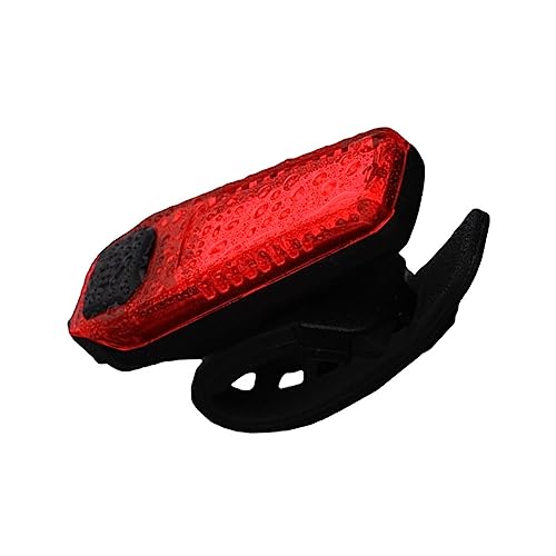 Toddmomy USB Rechargeable Bike Tail Light Lightweight and Portable Night Riding Safety Lamp for Enhanced Visibility Durable Plastic Construction for Mountain Biking and Outdoor