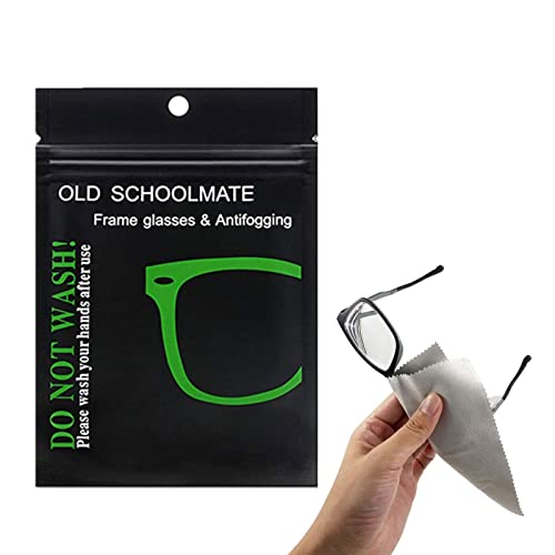 WOTEG Paño antivaho para anteojos - Toallitas de Limpieza de Lentes, paño de Limpieza de Microfibra para anteojos, toallitas de anteojos, para Espejo retrovisor de automóvil, Pantallas de tabletas