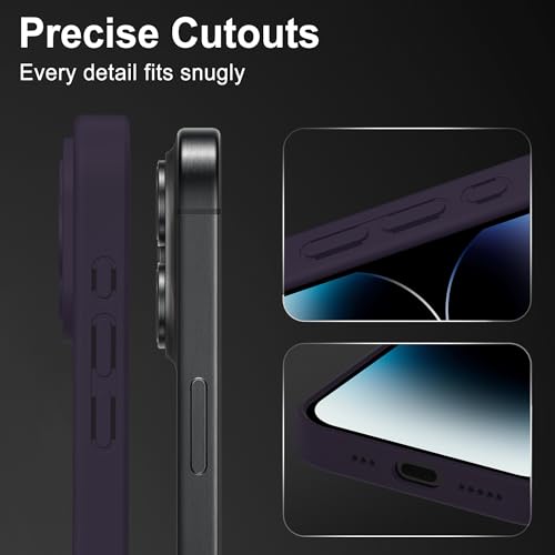 Mootobo for iPhone 14 Pro Case 6.1-Inch, Matte Shockproof Bumper Phone Cover - Image 4