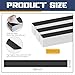 Estunet 1000 Pcs Black Blueprint Binding Strips Blank Binding Strips for Blueprint Construction Paper Poster Plans Drawings Arts(3