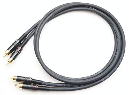 belden 8412 2m L-S ×2本 Amazon | BELDEN 8412 RCA 赤白ライン 2本ペアケーブル (0.5m
