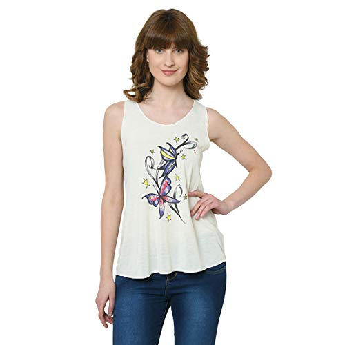 Image of Mack Jonney Graphic Print Regular Fit Tank Tops for Women (Pack of 2) LT 11 0002-P