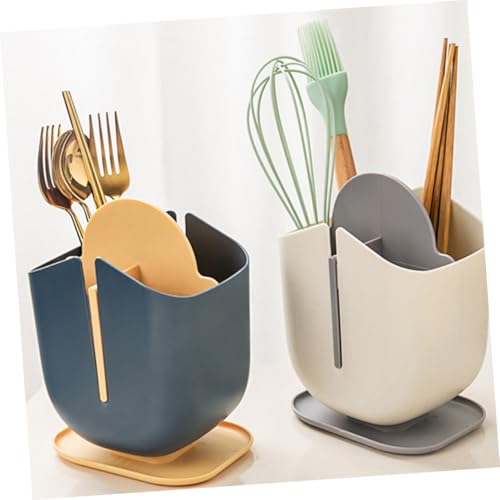 BAZEITFLOW 便携式カトラリーケース 箸収納ボックス 製 多機能キッチン収納 お弁当や 用にも ランダムカラー ランダムカラー