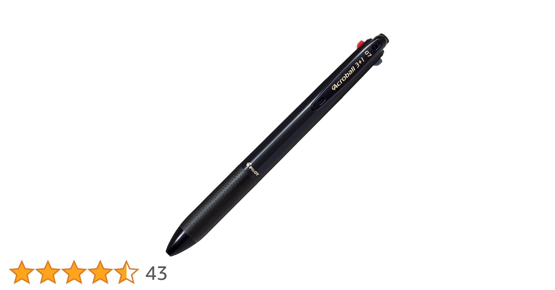 Amazon | Pilot PILOT 多機能ペン アクロボール3+1 3色ボールペン(黒