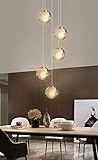 ✔Größe des Produkts: Lampe Fassung: G4.【Kommt mit 2700K warmer Farblichtquelle G4.】 Spannung: 220-240V. Der Käufer kann die Lichtquelle ändern, um die Helligkeit verschiedener Farben zu erhalten. 1 Kristallkugel = 1,1 kg, jede Kristallkugel hat einen Durchmesser von 10 cm,wählen Sie eine feste Decke bei der Montage.