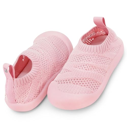 Image of JAN & JUL Slip-on Knit Shoes, Machine Washable and Lightweight Sneakers for Toddler Boys and Girls