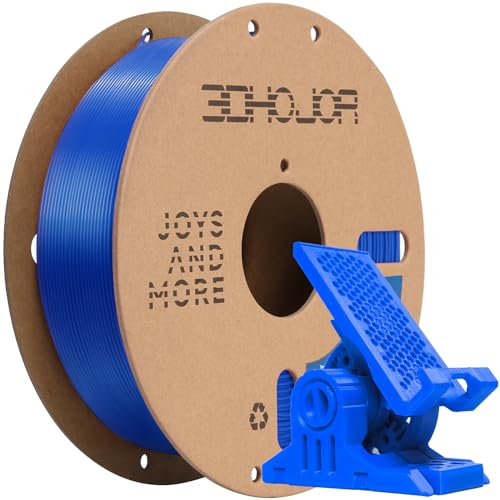 Image of 3DHoJor PLA Pro (PLA+) Filament 1.75mm, 3D Printer Filament, Cardboard Spool, Dimensional Accuracy + /- 0.03 mm - Blue, 1kg