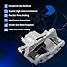 SYKRSS Front Brake Caliper Assembly Replaces for 18B5044 18B5045, Compatible with Dodge Grand Caravan Nitro 2007-2010, Compatible with Jeep Wrangler Liberty 2007-2012
