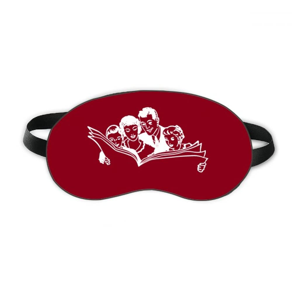 Comp Share Newspapers Around Read Sleep Eye Shield Soft Night Blindfold Shade Cover