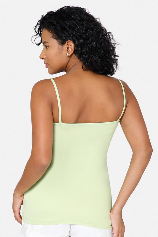 Image of Intimacy Cotton Camisole for Women with Adjustable Spaghetti Straps Comfortable Everyday Wear Camisole Slip for Women