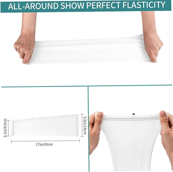 Manchons de Bras Personnalisées avec Photo et Texte, Homme Manches de compression Bras Femme Anti-UV Protection Solaire Rafraîchissants Respirante pour Baseball, Football, Sport, Cyclisme