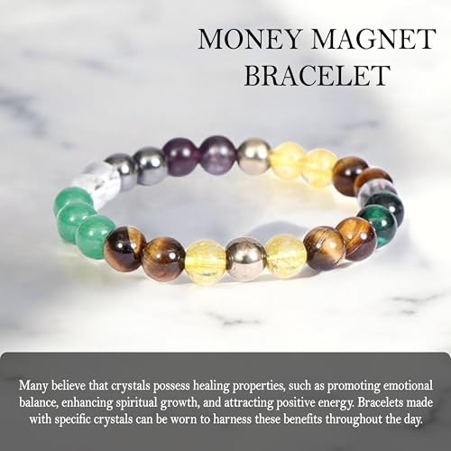 Image of Certified Crystal Bracelet | 8mm Beads | Stretchable Healing Bracelet | Bracelets for Men and Women |