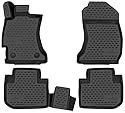 Walser XTR Gummi Fussmatten Auto für Subaru Forester 2012-2019, 100% passgenaue Auto Fußmatten, robuste Universal Fußmatte Auto, Gummimatten Auto, Auto Fussmatten Gummi, Auto Gummimatten