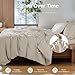 SONORO KATE 100% French Linen Duvet Cover King Size, Soft Breathable for Hot Sleepers, Moisture Wicking & Durable Cover Set - Zipper Closure & 4 Corner Ties Duvet Covers 3 Piece (Linen,King)
