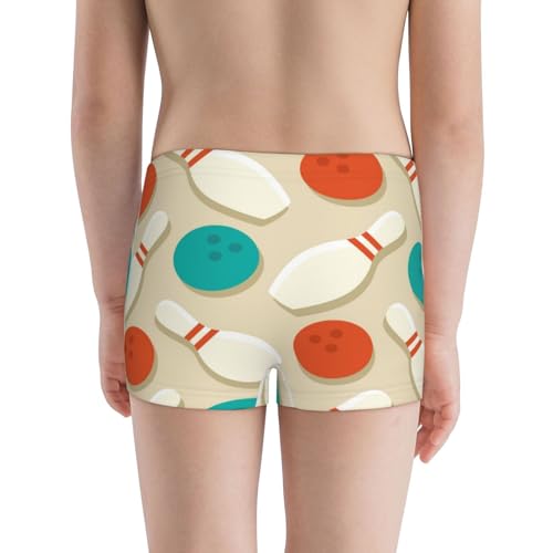 Boys' Cotton Boxer Brief Soft Underwear-Vintage Bowling3