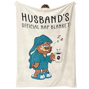 Christmas Husband Gifts Blanket, Husband Birthday Gifts, Unique Wedding Anniversary Fathers Day Presents for Husbands, Husbands Gift from Wife, Soft Flannel Throws Blankets, 50″X60″