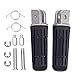 Produktbild Road Passion Motorrad Fußrasten Fussrasten Pedal, vorne Gummipedale, kompatibel für Yamaha XJ600 XJR400 FJR1300 FZ6 FZ6R YZF600 YZF1000