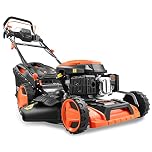 Tagliaerba a benzina con avviamento elettrico e trazione regolabile FX-RM5196eS-PRO FUXTEC tosaerba a scoppio semovente e mulching