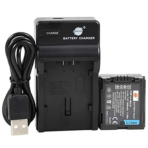 Batería de iones de litio VBG130 con cargador USB de alta eficiencia