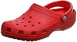 Crocs Unisex Men's and Women's Classic Clog, Black, 12 US
