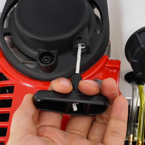 4 Stroke Gas Concrete Wet Screed, 35.8CC 900W Commercial Power Screed Vibratory Screed Gas Power Vibrating Concrete Power Screed Cement Road Construction Suitable for 3.2-16ft Rulers (Steel) - Image 4