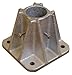 Socket Mounting Base, Single, L 5 in