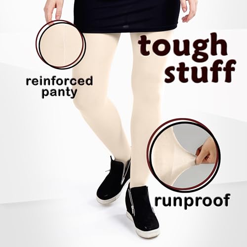 Image of Silky Toes Women's 60D Soft Opaque Tights 1-2 Pairs -Black White And Colored Stockings for Women