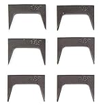 Big Horn 19654 1-1/2-Inch Pinch Dogs, 6-Piece Set