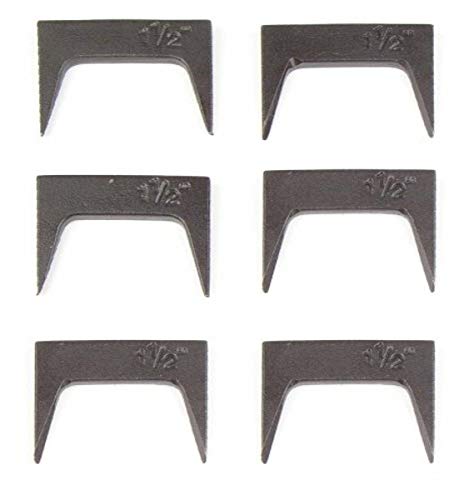 Big Horn 19654 1-1/2-Inch Pinch Dogs, 6-Piece Set