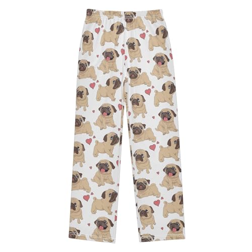 Boys' Pants Dog Puppy Long Bottoms Jogger Pants Elastic Waist Trousers with Pockets S-XL