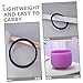 Yardwe 6pcs Rubber Bowl Mat Gasket for Singing Bowl Replacement Ring Non-slip Design for Crystals