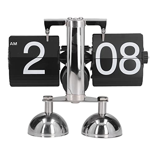 FUZHUI Retro Flip Clock with Quartz Movement, High Accuracy Timekeeping,
