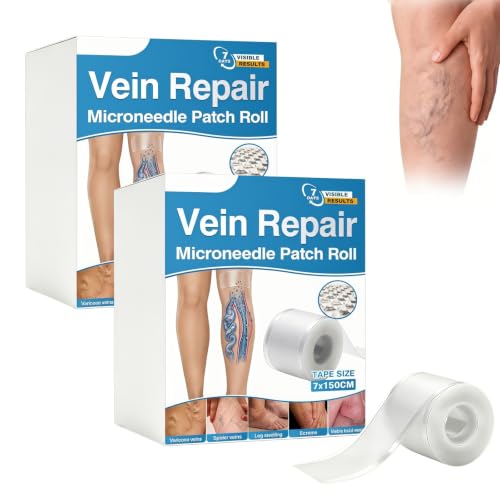 GFOUK Veinrepair Patch Roll, Leg Treatment for All Skin Types, 2 Boxes