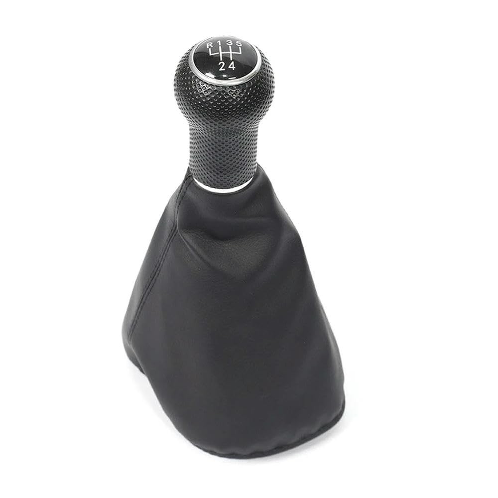 GZNBB Car Manual Gear Shift Knob Boot Cover Gaiter Lever Shifter Handle Stick, for Seat Ibiza 1996-2001