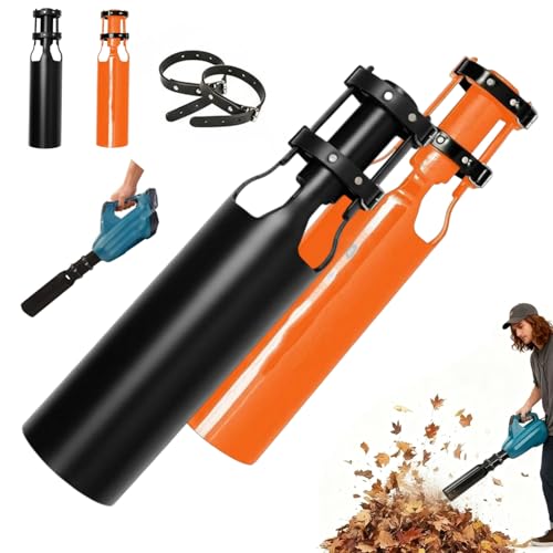 Image of Leaf Blower Air Booster, Air Flow Turbo Booster for Leaf Blower Attachment Designed Based on Venturi Effect, 2nd Gen Airflow Amplifier, Doubling up AmountAir of Your Leaf Blowers (2PCS)
