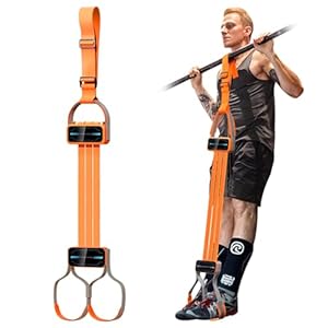 AmazeFan Pull Up Assistance Bands – Heavy Duty Resistance Band for Pull Up Assist -Adjustable Elastic Pull Up Assist Band with Fabric Feet/Knee Rest for Pull Up Bar Bands Home Gym Strength Training