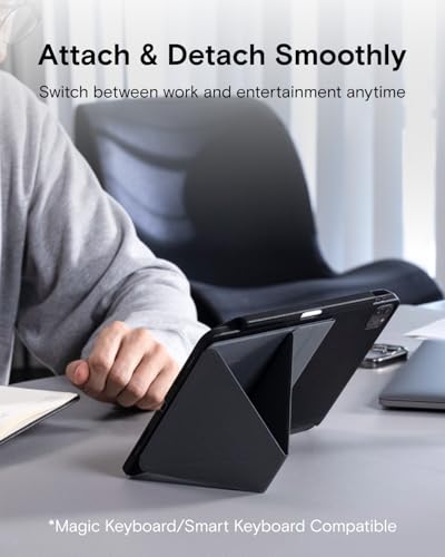 Image of Snap Tablet Stand & Case (MOFT x SwitchEasy) (Black)