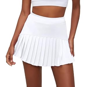 Pleated Tennis Skirt for Women with Pockets High Waisted Athletic Golf Skorts Skirts for Casual Athletic Running