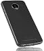 Produktbild mumbi Hülle kompatibel mit Lenovo Moto Z Play Handy Case Handyhülle, transparent schwarz