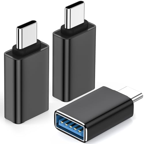 NZGEY USB C to USB Adapter 3 Pack [Fit Side-by-Side][High-Speed ...