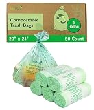 bioMat Kompostowalne 30l Worki na odpady organiczne, 50 Worków, Jakość Premium, Certyfikat DINplus, Neutralne dla Klimatu, Wyprodukowane w Niemczech