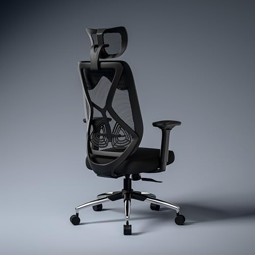 Green Soul Zodiac Pro | Nylon PVC |Office Chair with Seat Slider|Flybird Ergonomic Design|4D Adjustable Armrests|Synchro Multi-Tilt Mechanism|Adjustable Lumbar Support |3 Years Warranty |Full Black