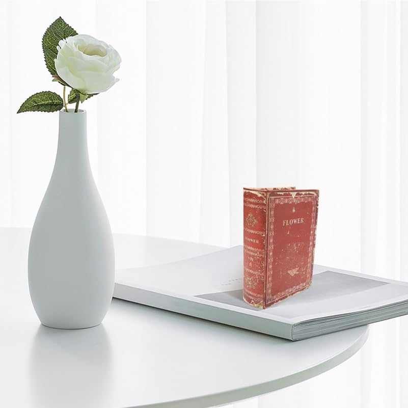 Retro Wooden Book Box - Decorative Bible Book Box for Secret Storage - Antique Trinket Case for Home and Office - Compact Decorative Storage for Letters and Small Items