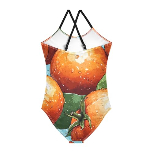 GuoChe Cloud Sketch Girl 1 Piecing Swimsuits Toddler Swim Suit for Girls Bathing Suits for Girls Beach2