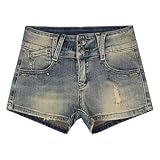AKTCVVJ Womens Jean Shorts Casual Stretchy Short Jeans Lightweight Denim Shorts Fashion Summer Vacation Short Pants