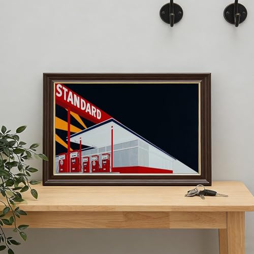 Toile murale Night Ed Ruscha poster cadre 40,6x61 cm - 7