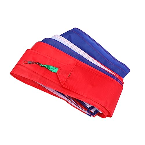 HANABASS Colorful Kite Tail Flat Ribbon Streamer Eye Catching Floating Turning Tails for DIY Kites Enhance Flight Stability Accessories Random Lanyard Color Random Color