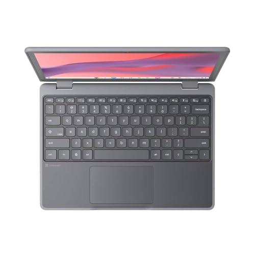 Image of Lenovo Chromebook 100e Gen 5 M89 83T60006US 11.6 inch HD - MediaTek Kompanio 540-4 GB - 64 GB Flash Memory - English (US) Keyboard - Luna Gray - 1366 x 768 - ChromeOS