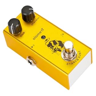 Guitar pedal effect:small size, lightweight, you can carry it everywhere,Guitar Effect with True Bypass Tube tremolo pedal:with and rate knob, you can adjust tone and vibe easily,tremolo guitar effect pedal Guitar pedal tremolo:can be used as a gift ...